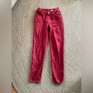 Levi’s red high rise jeans size 9